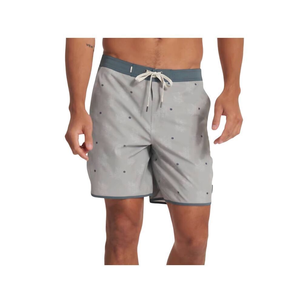 NWT Vuori Cruise Board Short White Sage Desert Bloom Size 32 Swim Beach